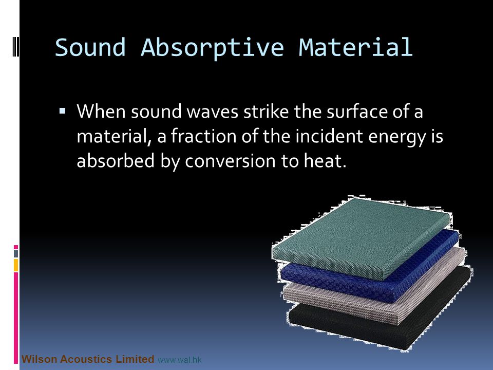 Sound Absorptive Material
