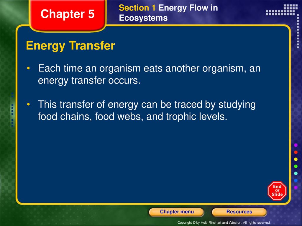 Chapter 5 Energy Transfer