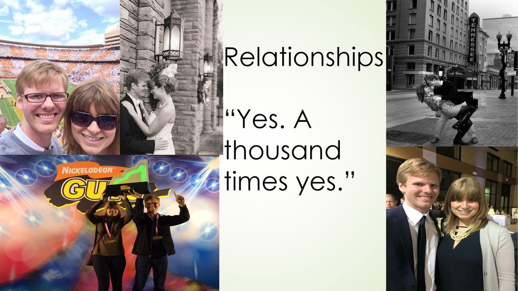 Relationships Yes. A thousand times yes.