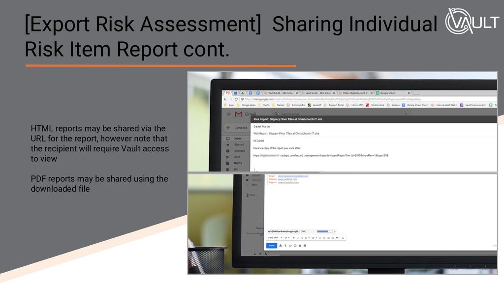 [Export Risk Assessment] Sharing Individual Risk Item Report cont.
