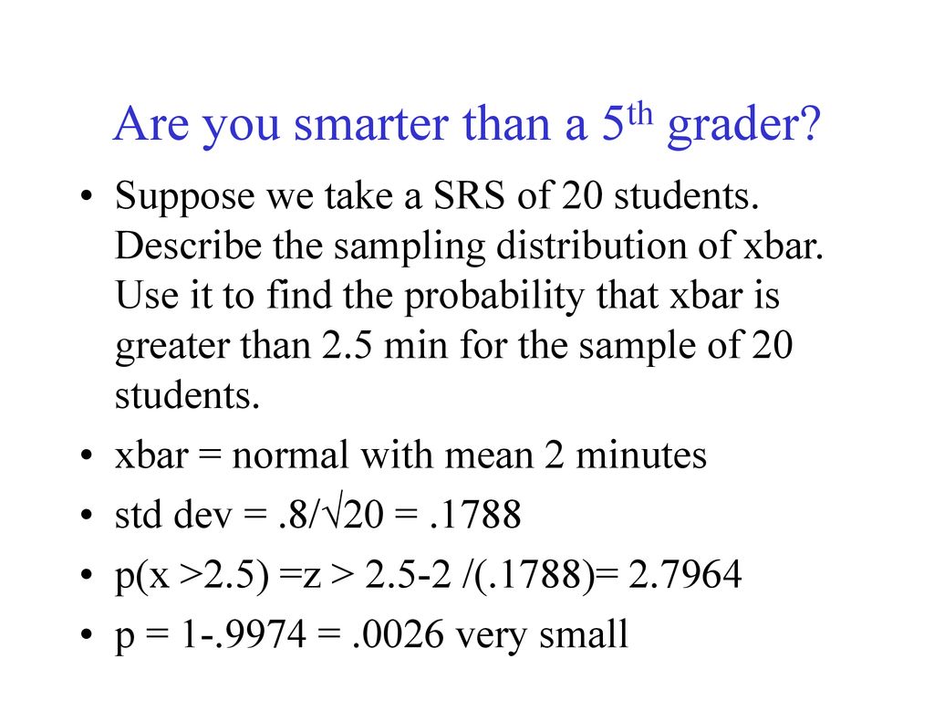 Chapter 9 1 Sampling Distributions Ppt Download