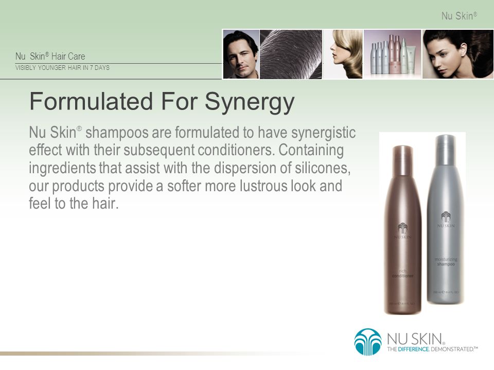 Nu Skin® Hair Care. Nu Skin® Hair Care Did You Know? The health of hair  influences how old we appear. Individuals with healthy hair are seen as  younger. - ppt download