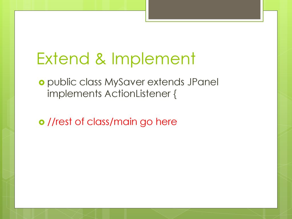 Drawing in Java. - ppt download