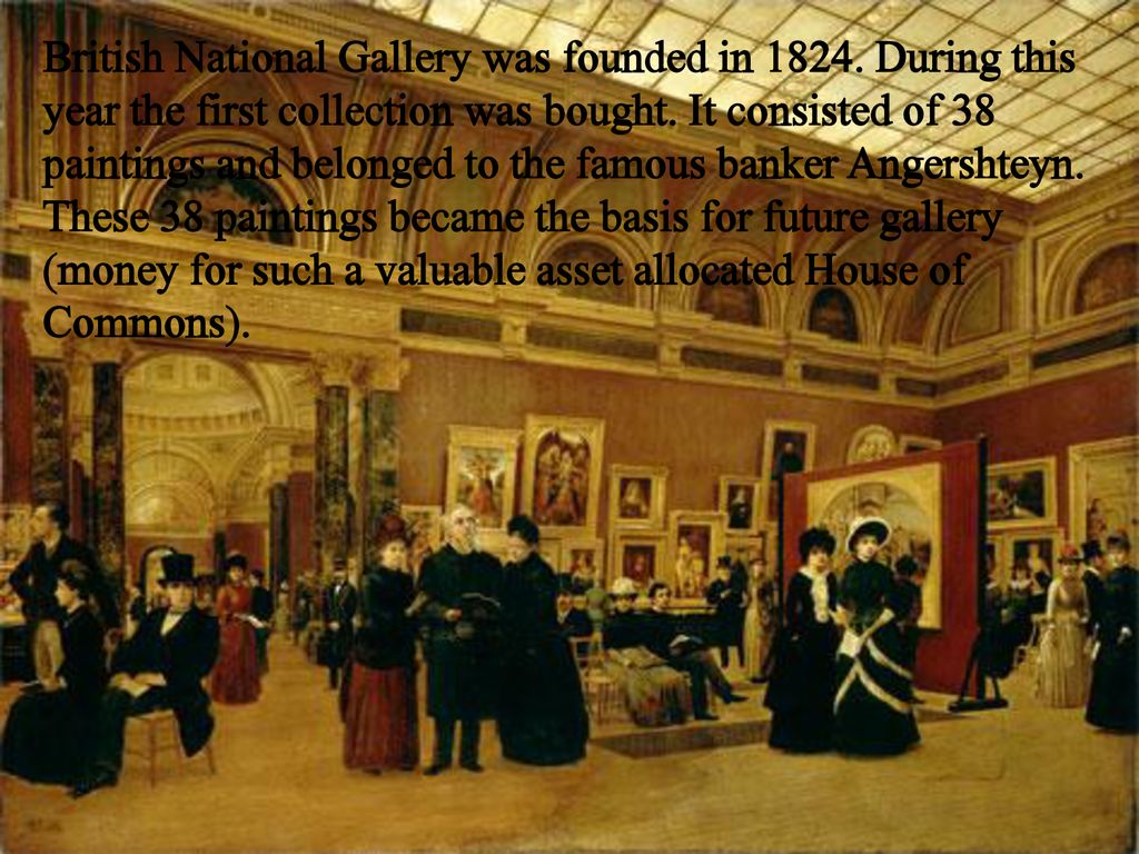 British National Gallery was founded in 1824