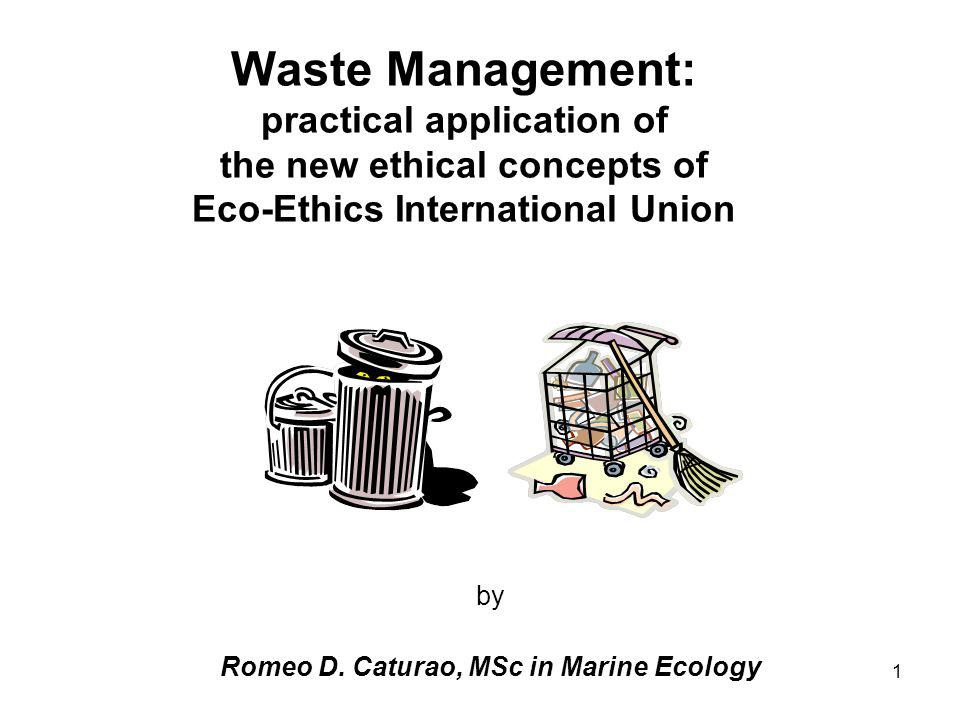 by Romeo D. Caturao, MSc in Marine Ecology