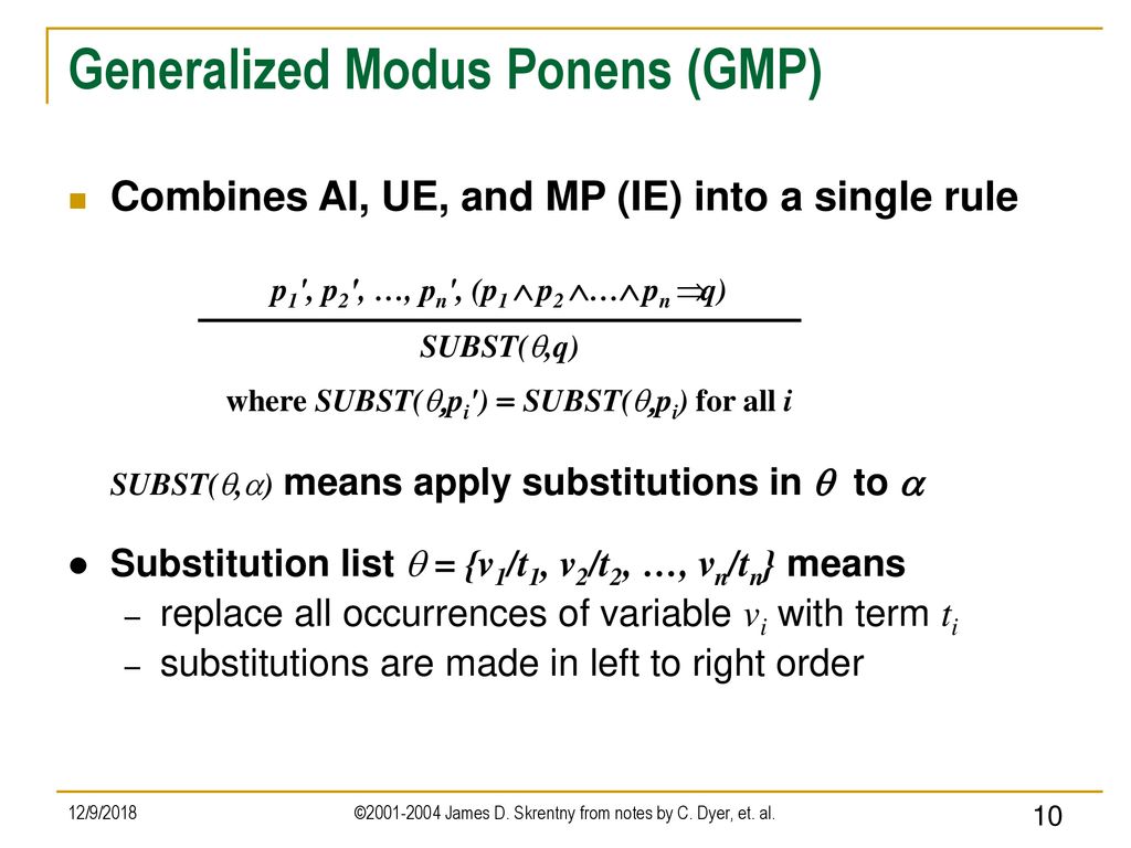 First Order Logic Inferencing Ppt Download