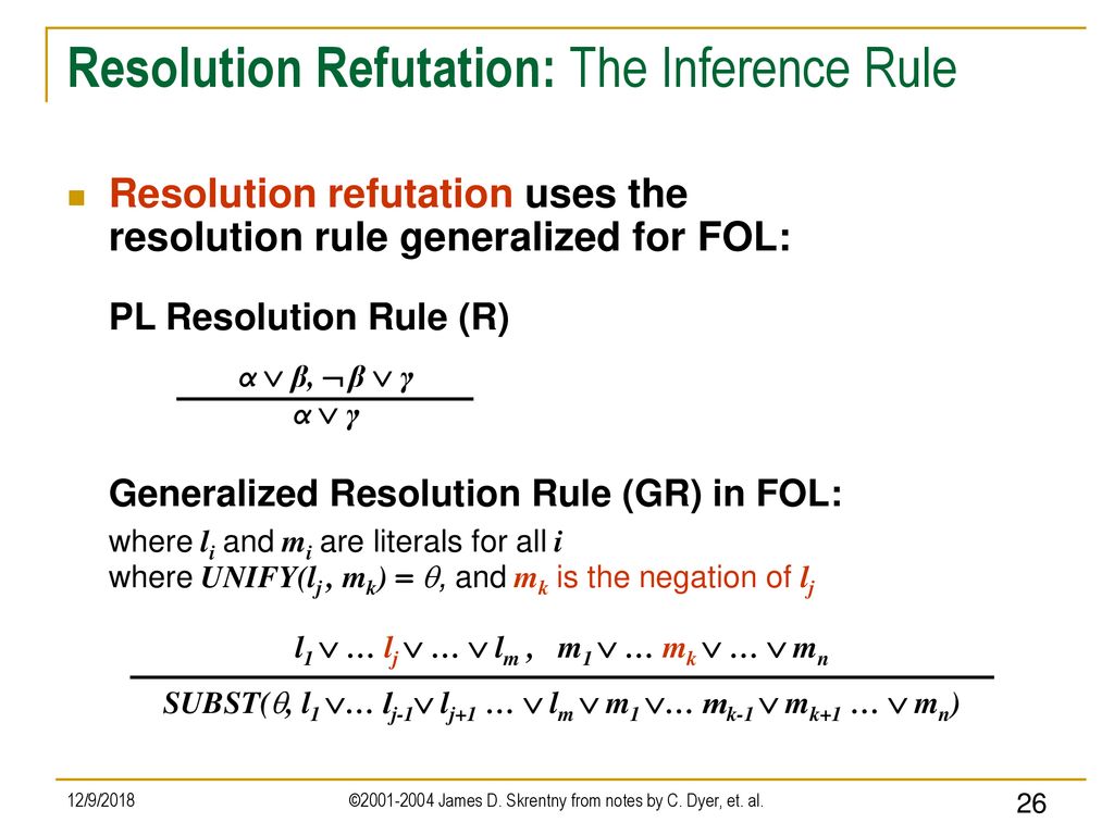 First Order Logic Inferencing Ppt Download