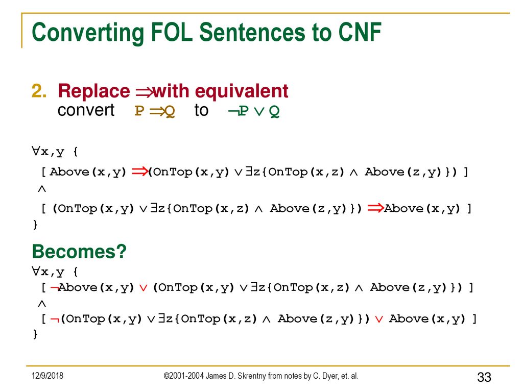 First Order Logic Inferencing Ppt Download