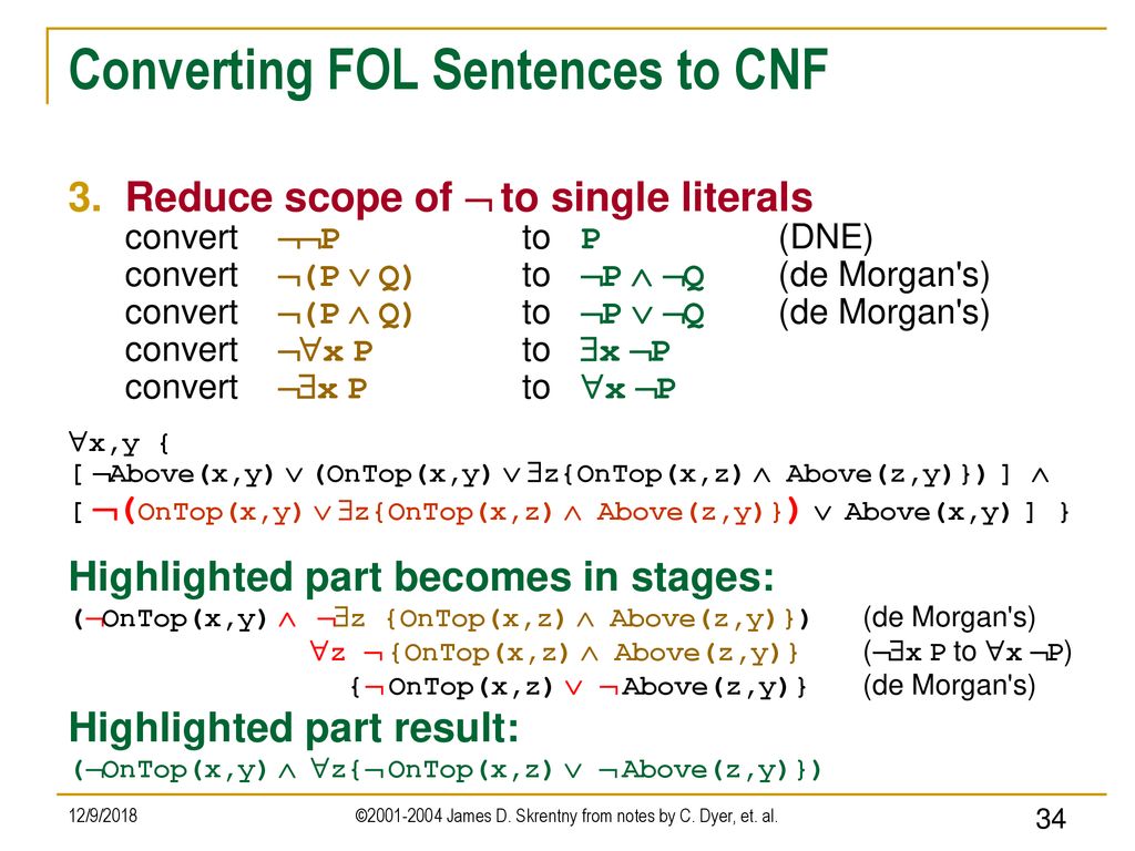 First Order Logic Inferencing Ppt Download
