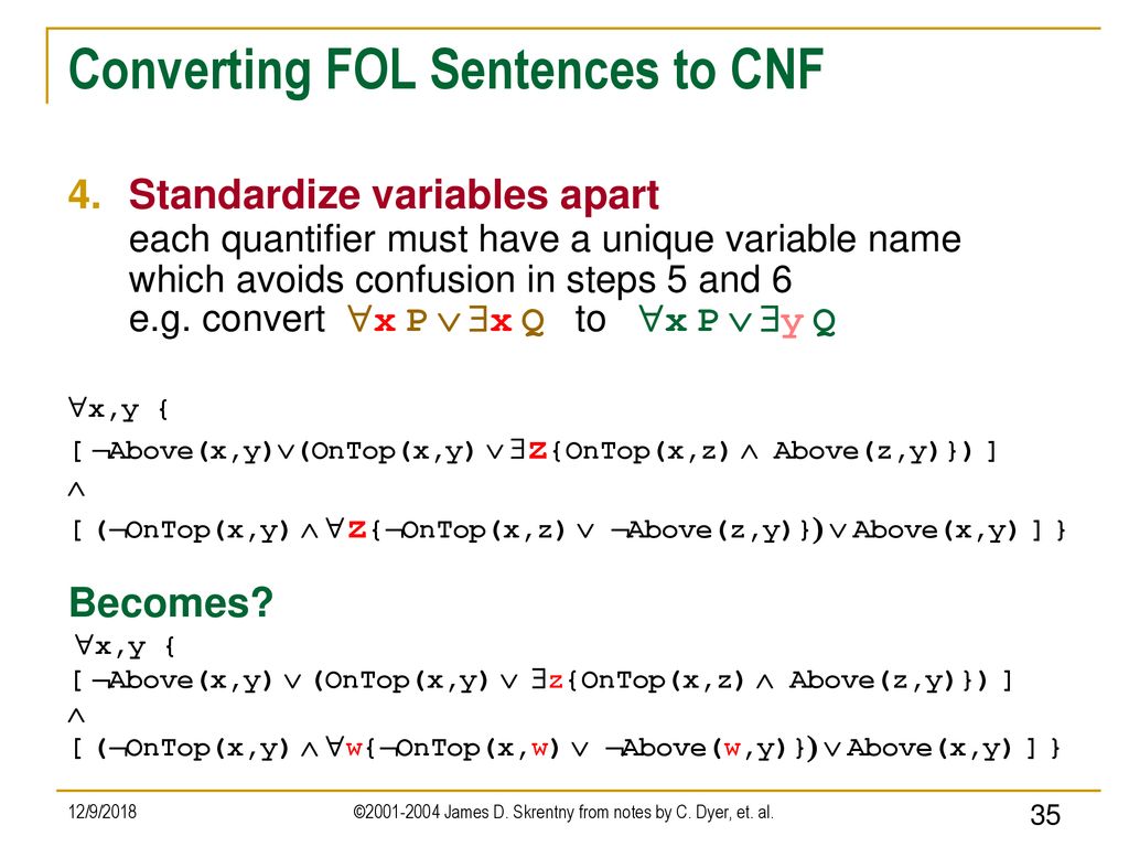 First Order Logic Inferencing Ppt Download