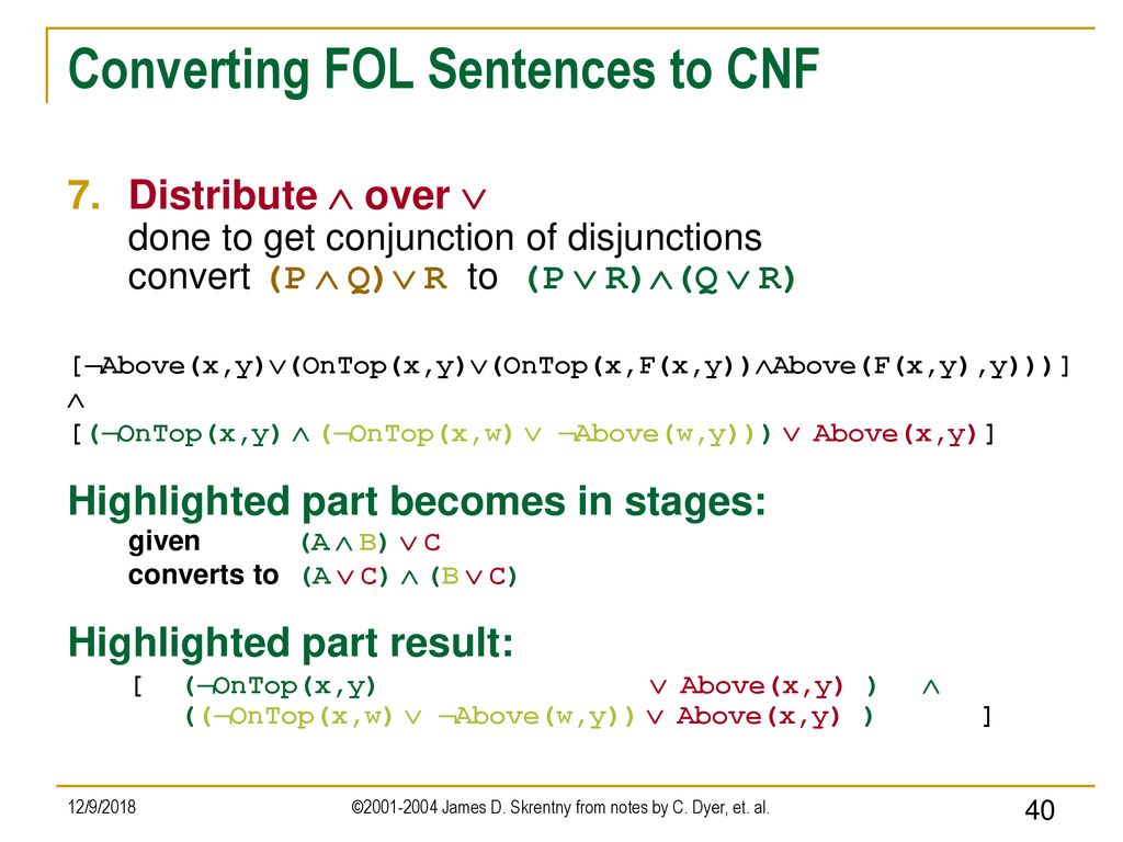 First Order Logic Inferencing Ppt Download