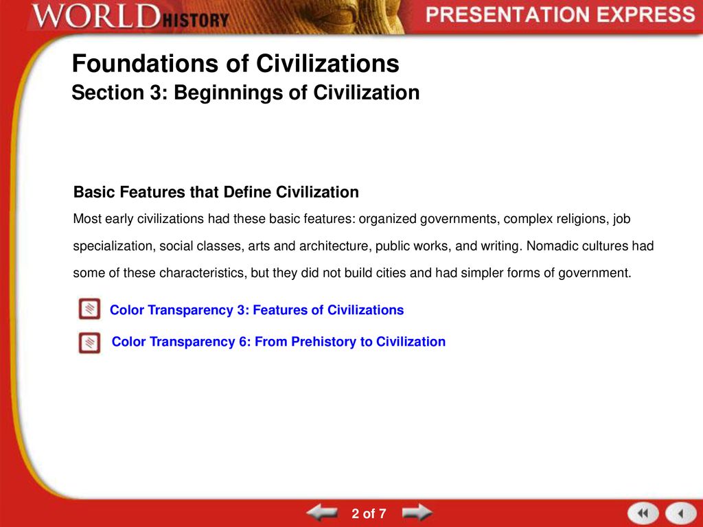Foundations of Civilizations ppt download