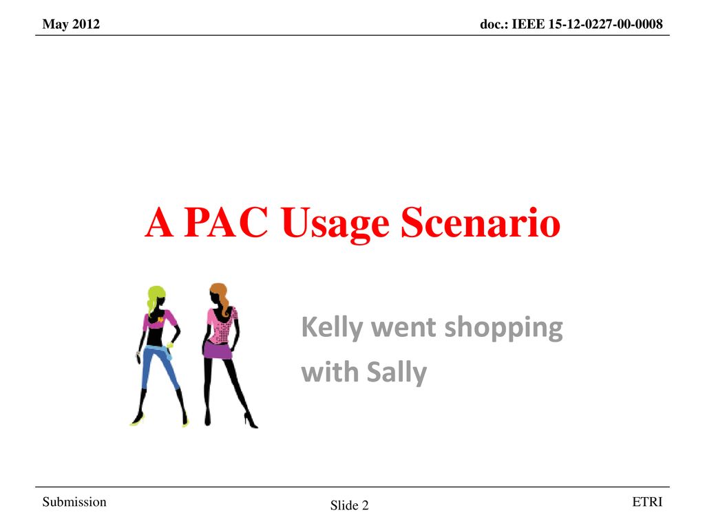 Kelly went shopping with Sally