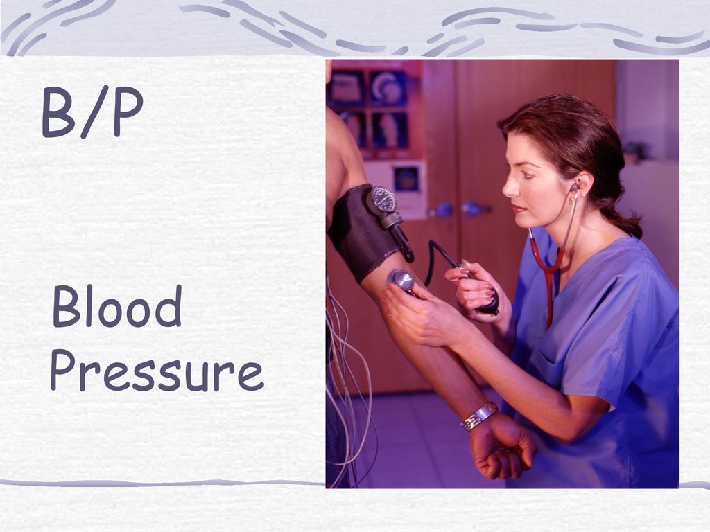 B/P Blood Pressure