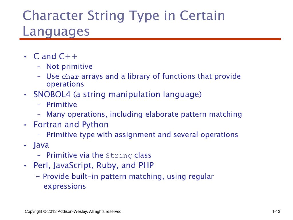 Chapter 6 Data Types. - ppt download