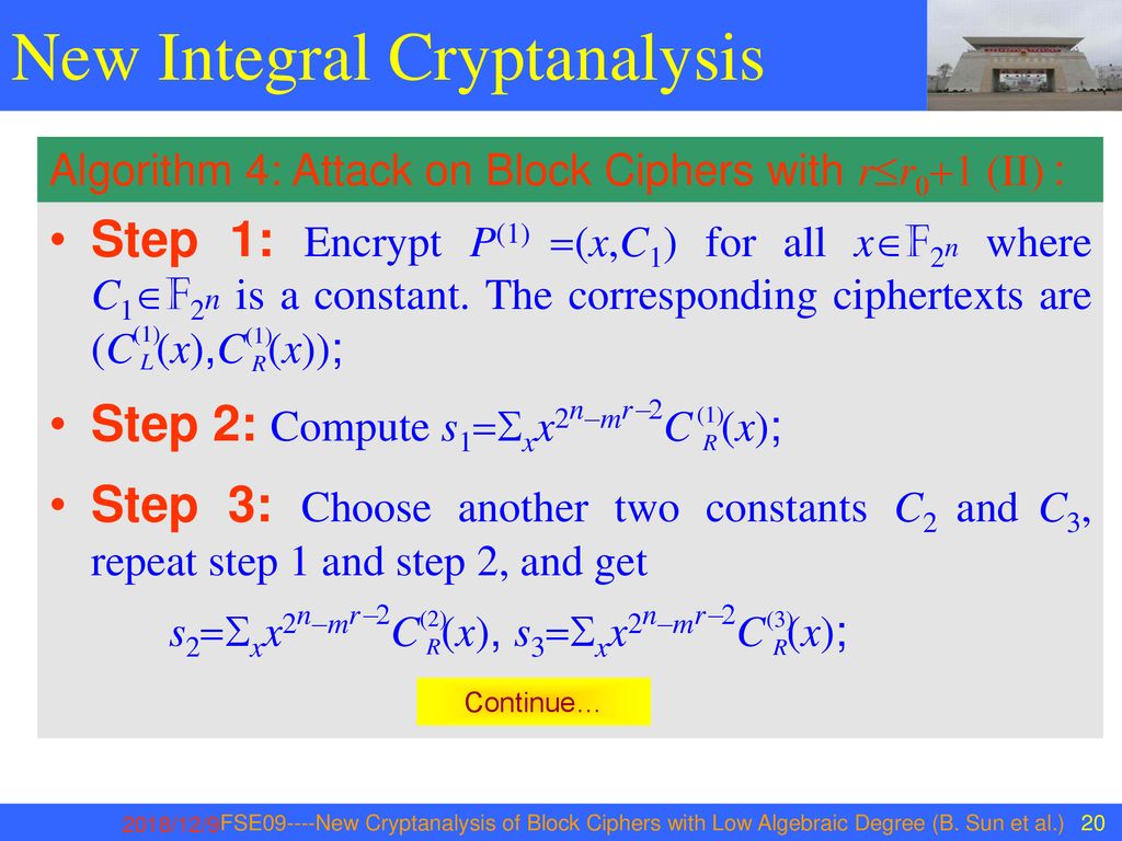 Outline Introduction Feistel Structures and Two Basic Attacks - ppt ...