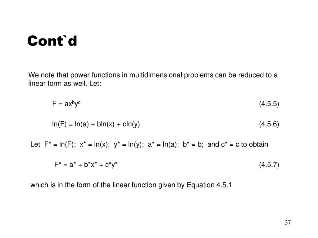 Chapter 4 Curve Fitting Ppt Download