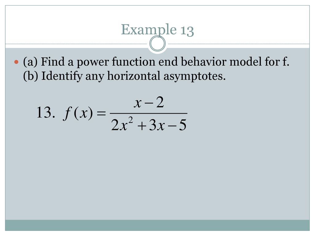 Limits involving infinity ppt download