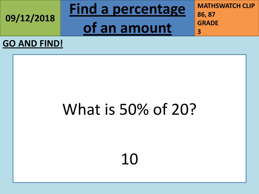 What Is 50 Of 20 What Is 50 Of 20