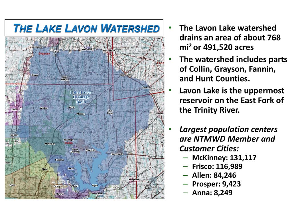 Watershed Planning And Protection For Lavon Lake Ppt Download   The Lake Lavon Watershed 