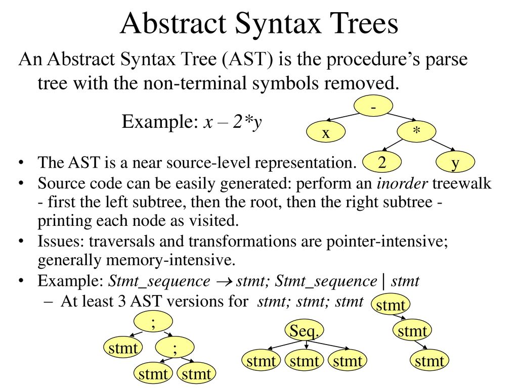 Lecture 12: Intermediate Representations - ppt download