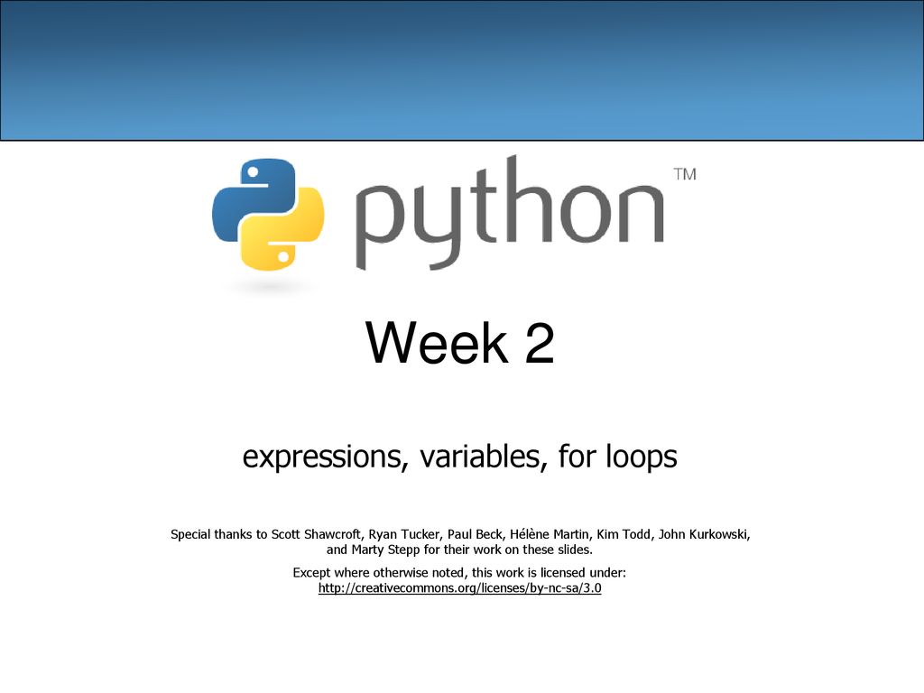 expressions, variables, for loops - ppt download
