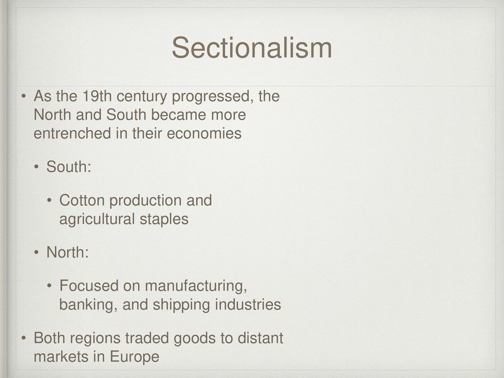 Apush Review Video 23 Sectionalism The American System Key Concepts 4 2 Iii B D Everything You Need To Know About Sectionalism And The American Ppt Download