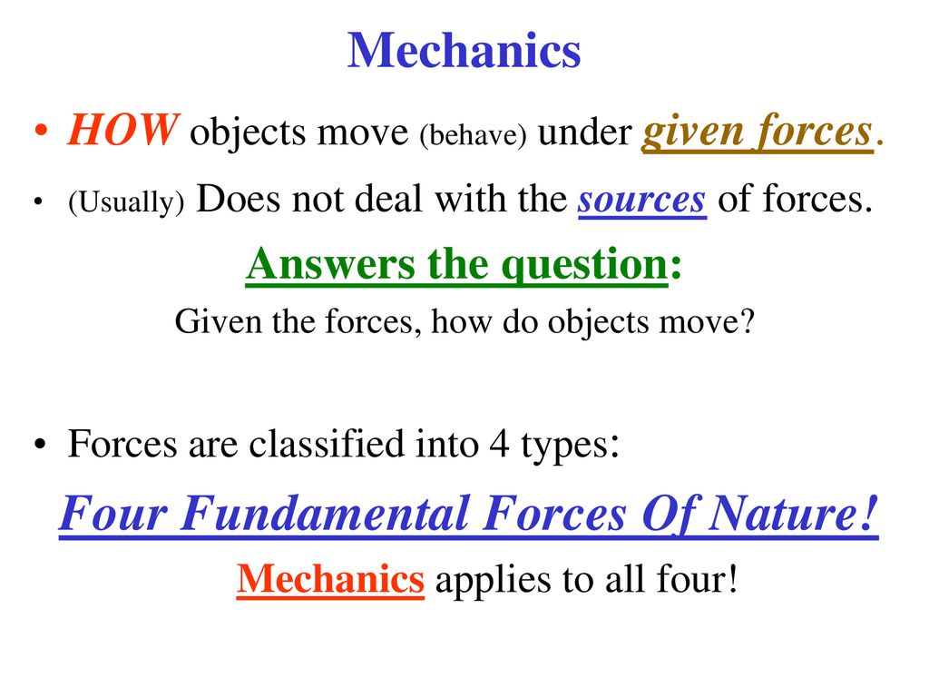 Four Fundamental Forces Of Nature!