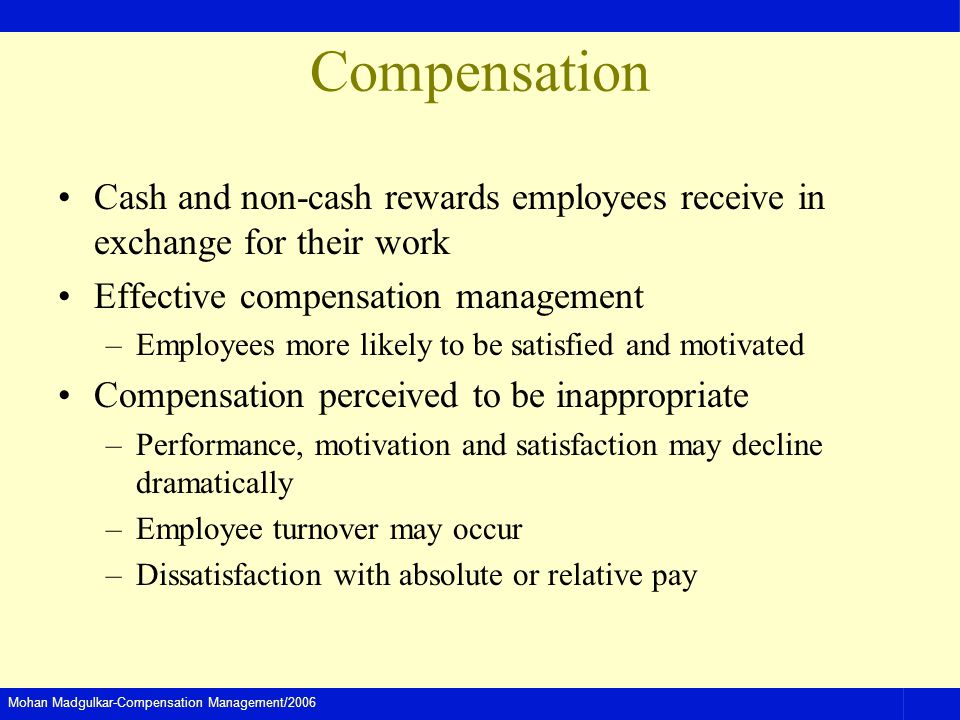 current issues in compensation management ppt