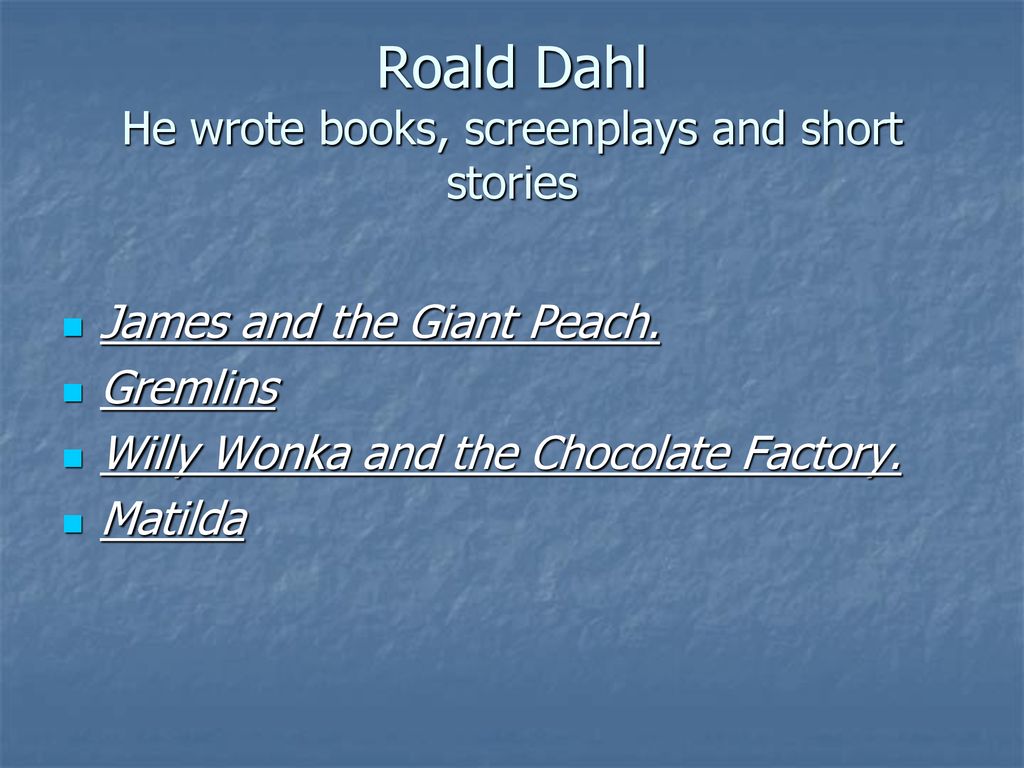 Skin” by Roald Dahl. - ppt download