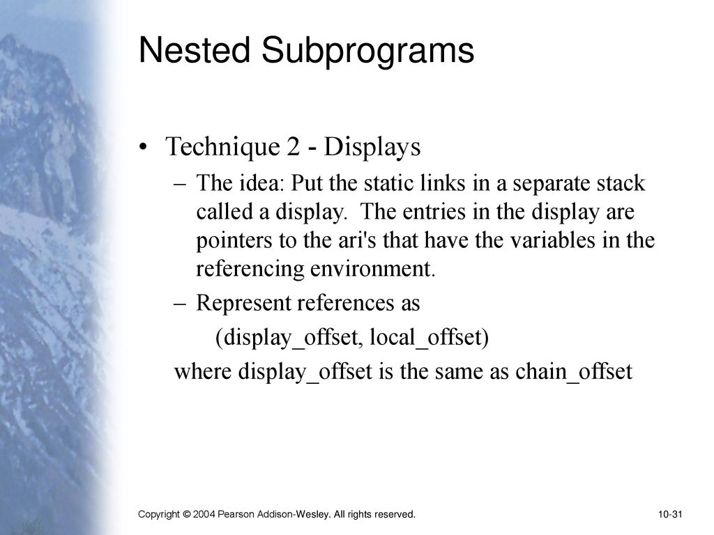 Implementing Subprograms - Ppt Download