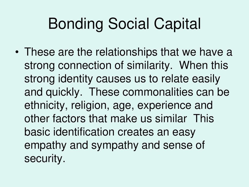 BUILDING SOCIAL CAPITAL - Ppt Download