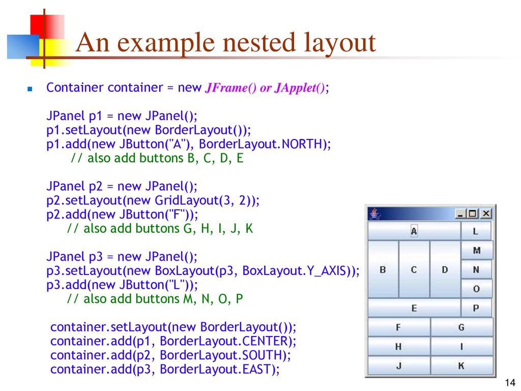 GUI building with Swing - ppt download