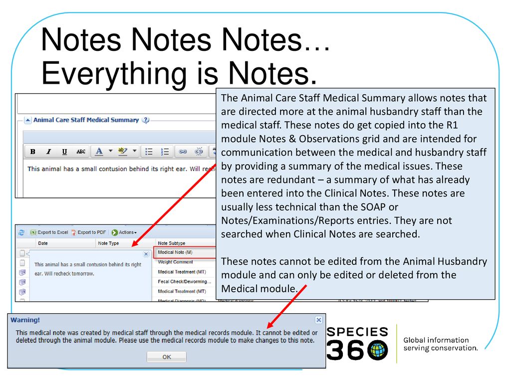 Notes Notes Notes… Everything is Notes.