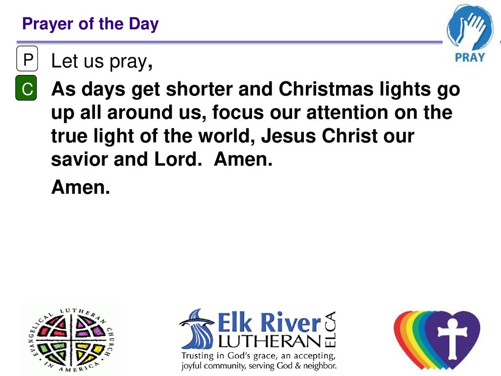 Welcome 10 30am Service To Elk River Lutheran Church Ppt Download