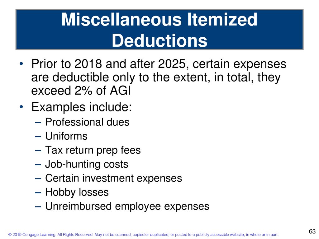 Deductions and Losses Certain Itemized Deductions ppt download