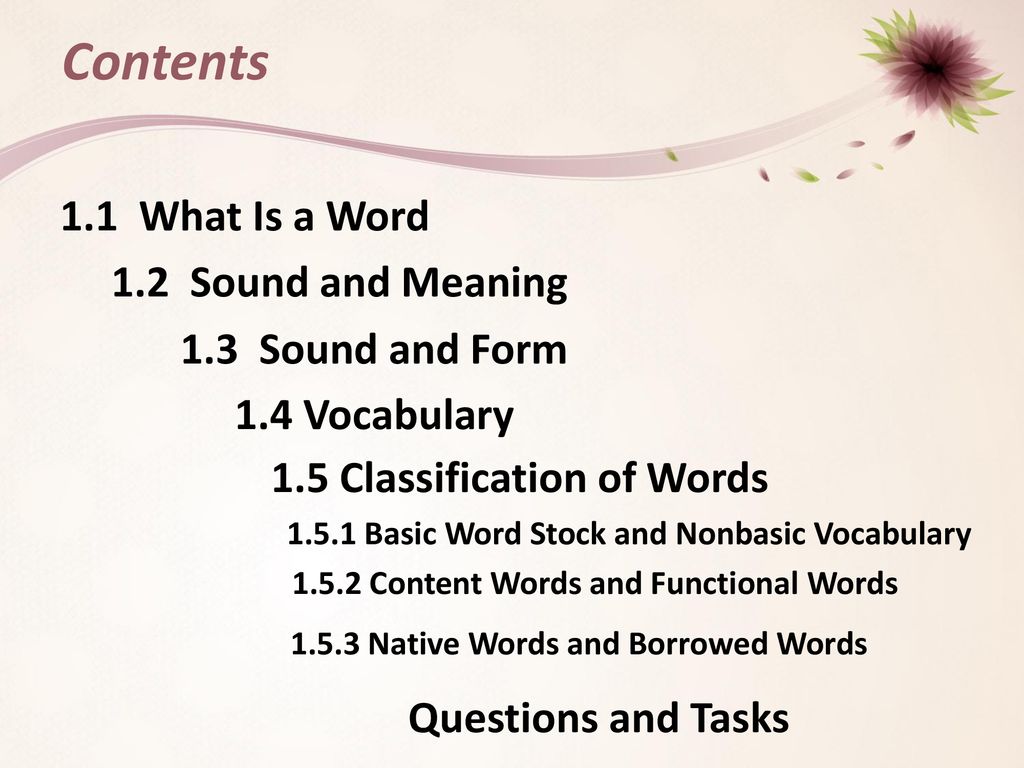 What is another word for content words funtymovement