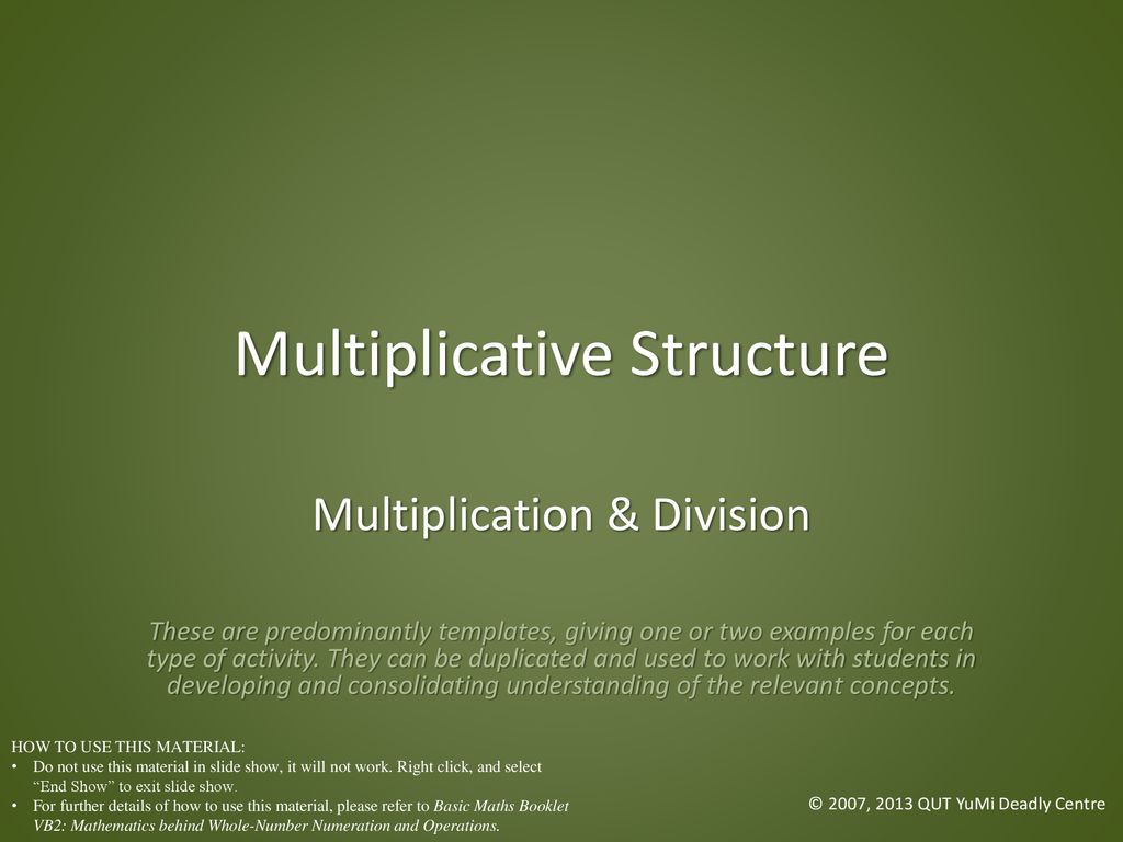 Multiplication & Division - ppt download