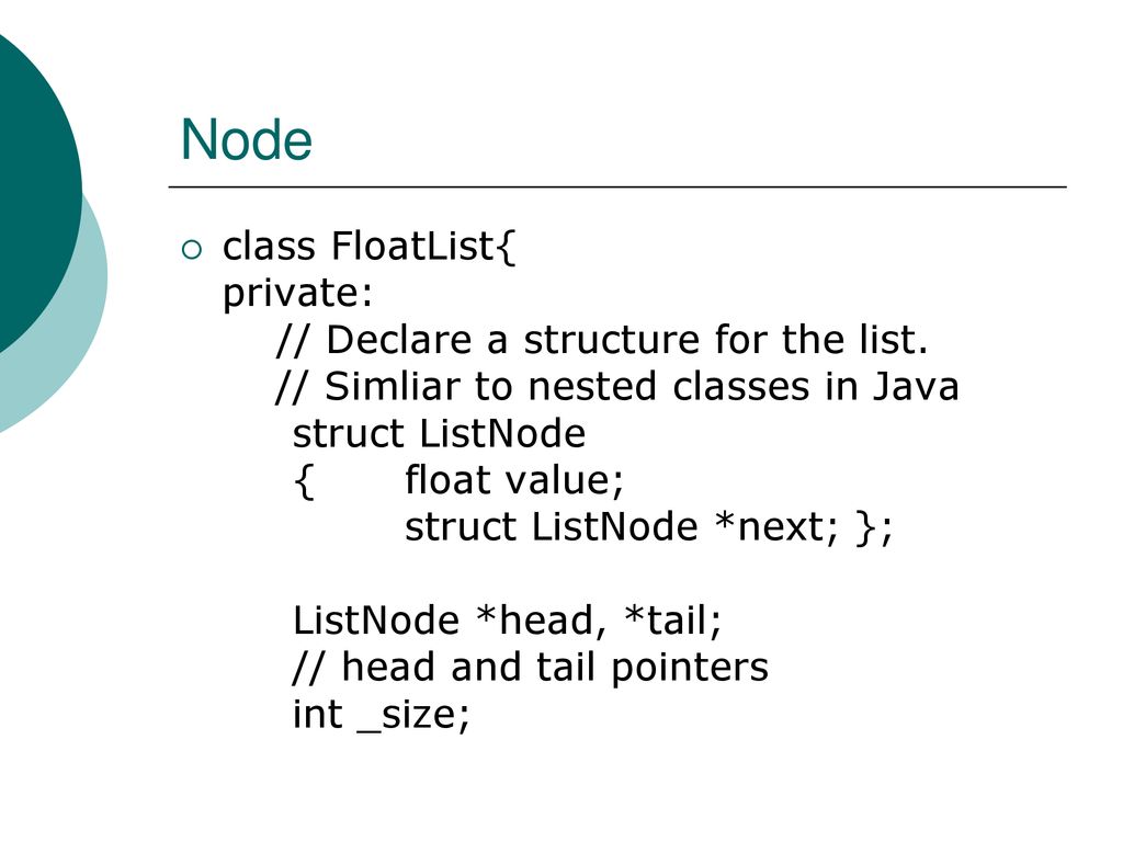 CSCI 3333 Data Structures Linked Lists - ppt download