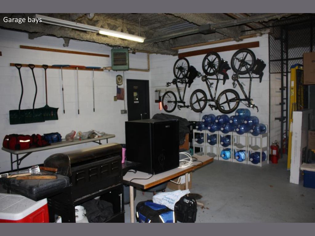 Garage bays