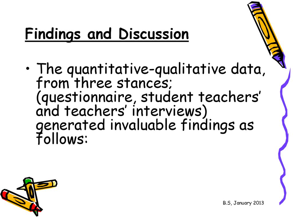 findings vs discussion in qualitative research