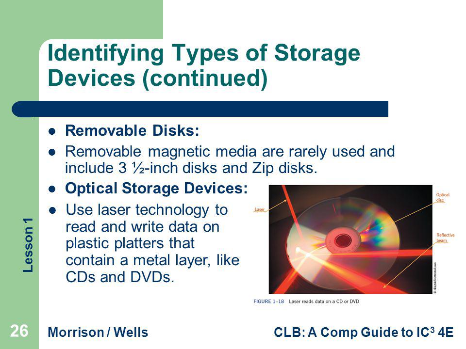 Identifying Types of Storage Devices (continued)