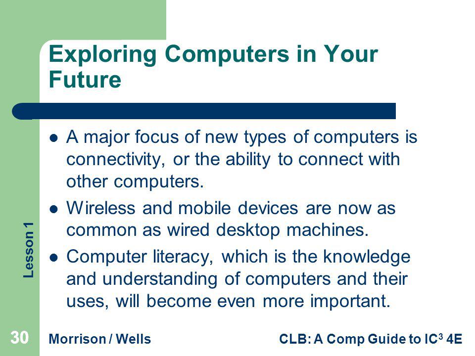 Exploring Computers in Your Future
