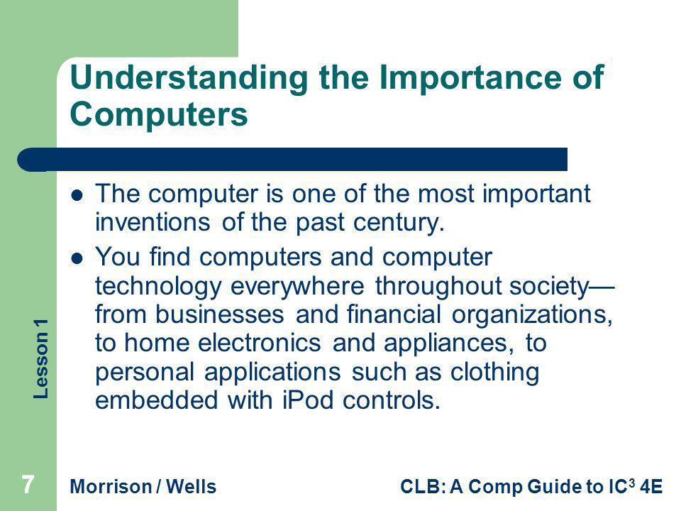 Understanding the Importance of Computers