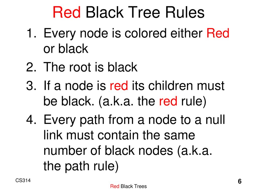 Topic 23 red black trees people in every direction no words exchanged