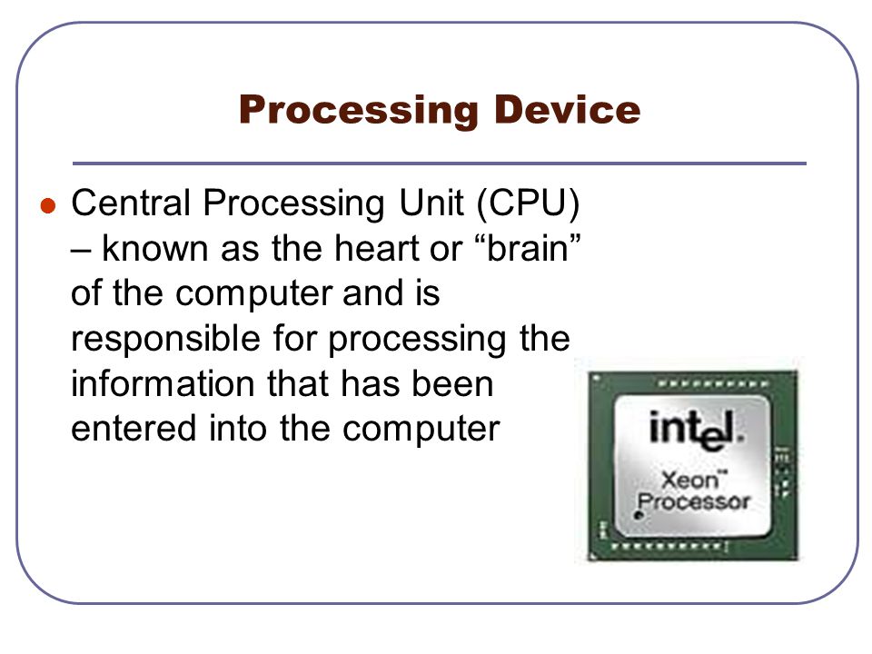 Processing Device