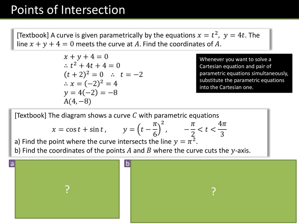 P2 Chapter 8 Parametric Equations Ppt Download