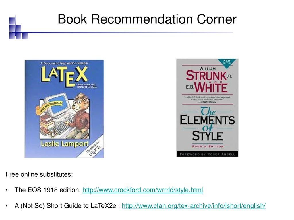 An Introduction to the LaTex typesetting system - ppt download