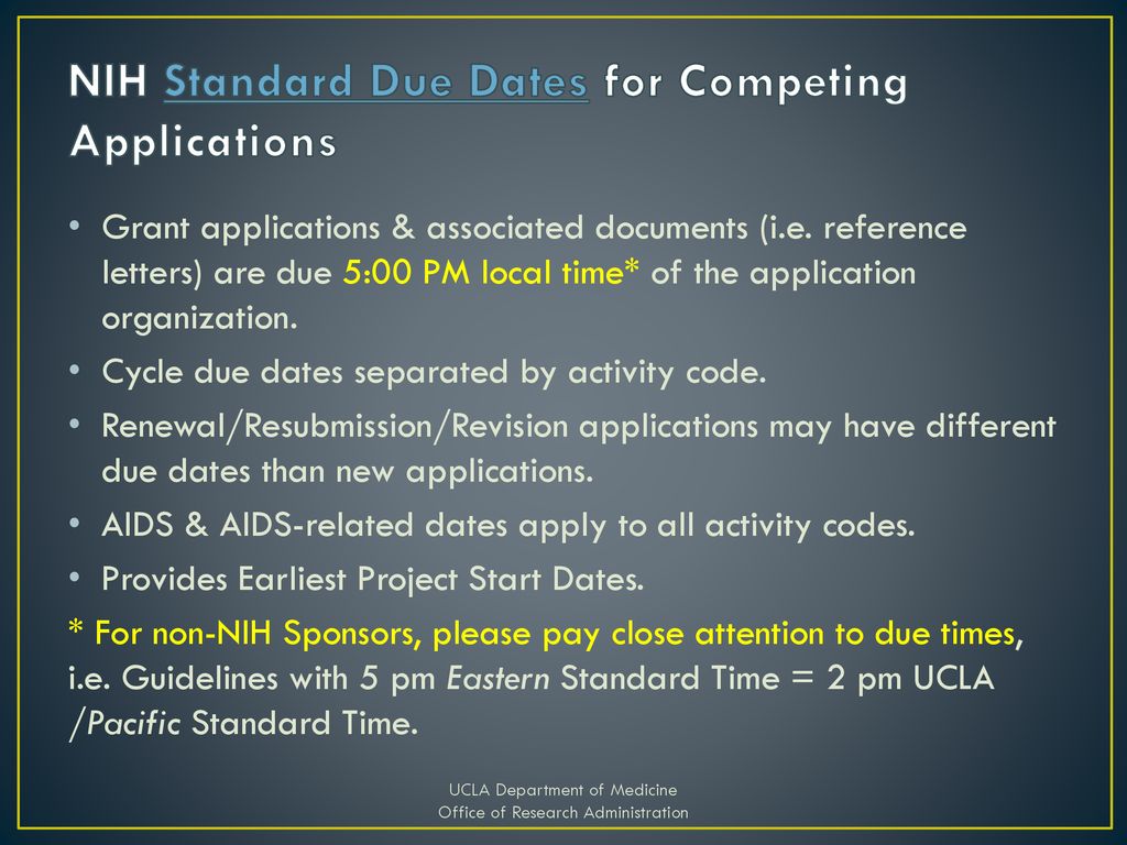 UCLA Department of Medicine Office of Research Administration ppt