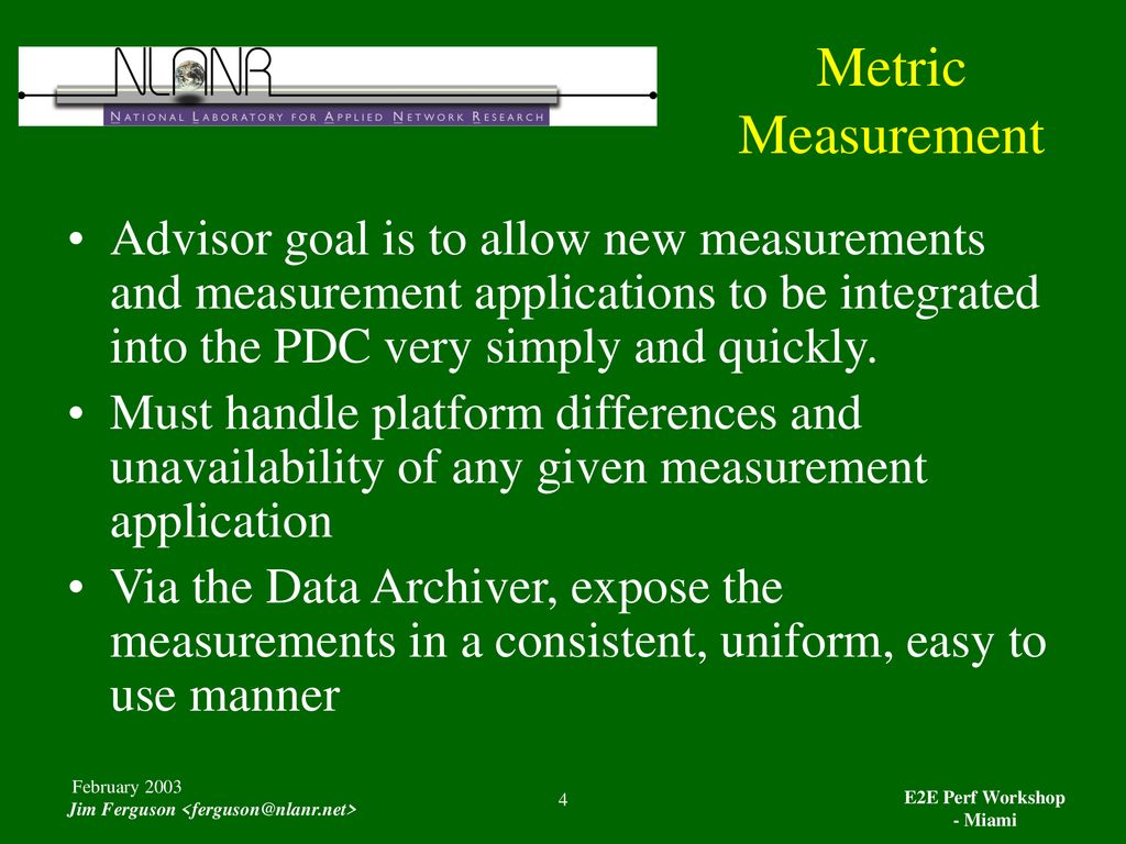 Network performance advisor the advisor ppt download